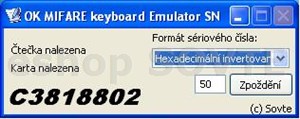 OK MIFARE-READ SN-  Emulátor klávesnice